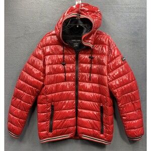 Calvin Klein Men's TRE Packable Down Hooded Puffer Jacket CM052956 Size Large